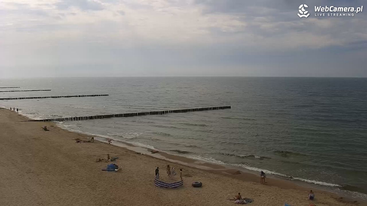 TRZĘSACZ - widok na plażę - 21 czerwiec 2026, 16:13