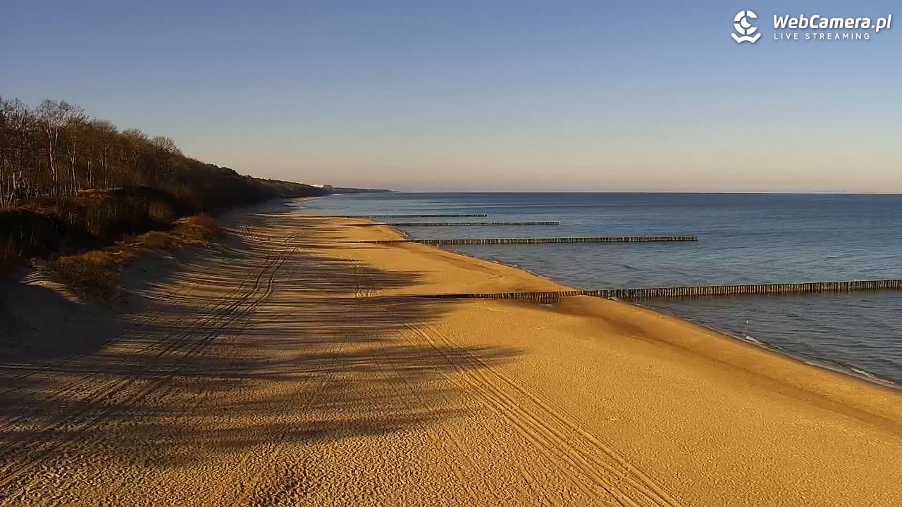 TRZĘSACZ - widok na plażę - 21 marzec 2026, 08:43