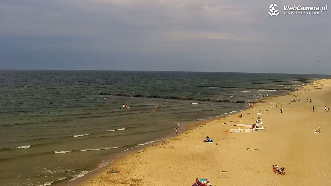 TRZĘSACZ - widok na plażę - 04 sierpień 2026, 16:09
