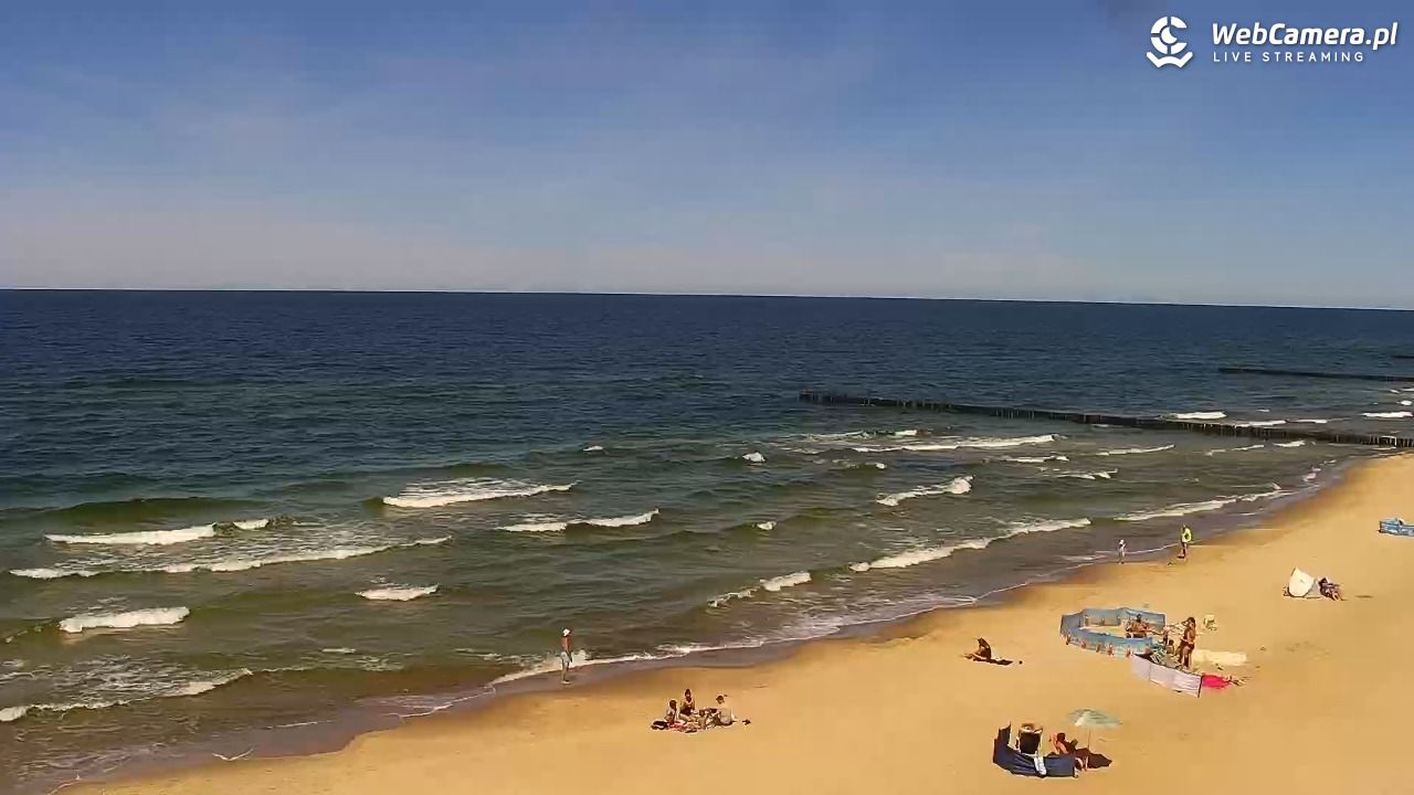 TRZĘSACZ - widok na plażę - 22 czerwiec 2026, 14:14