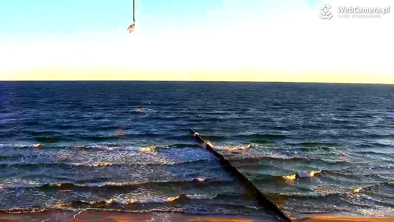 TRZĘSACZ - widok na plażę - 22 czerwiec 2026, 05:16