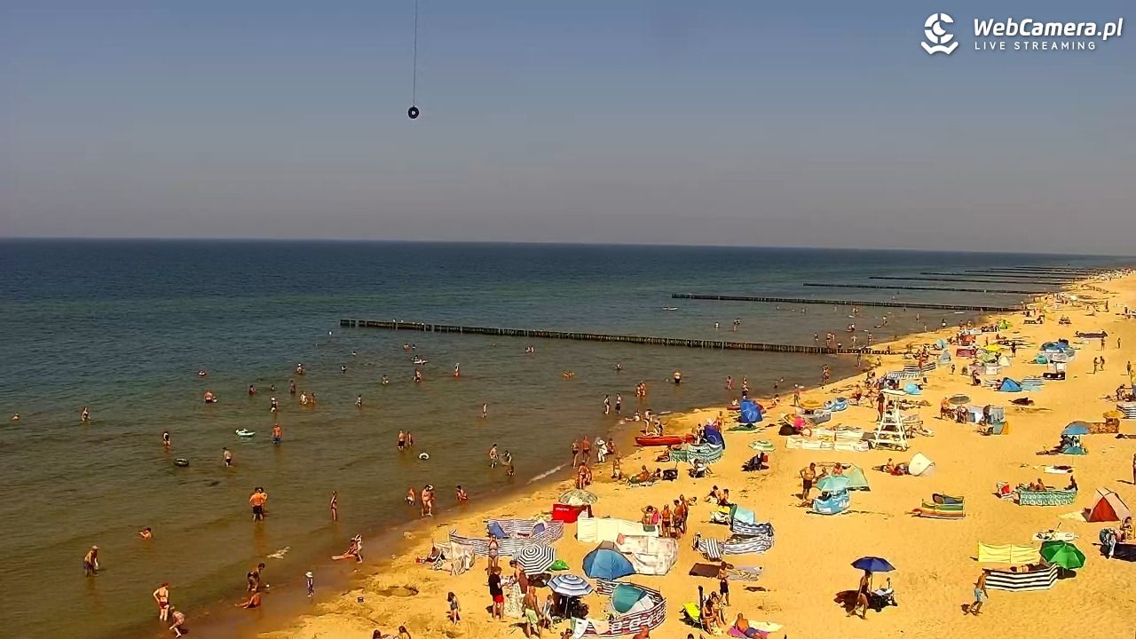 TRZĘSACZ - widok na plażę - 05 sierpień 2026, 14:24