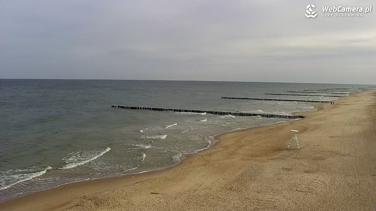 TRZĘSACZ - widok na plażę - 19 wresień 2026, 09:13