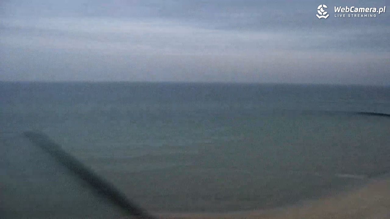 TRZĘSACZ - widok na plażę - 18 grudzień 2025, 07:39