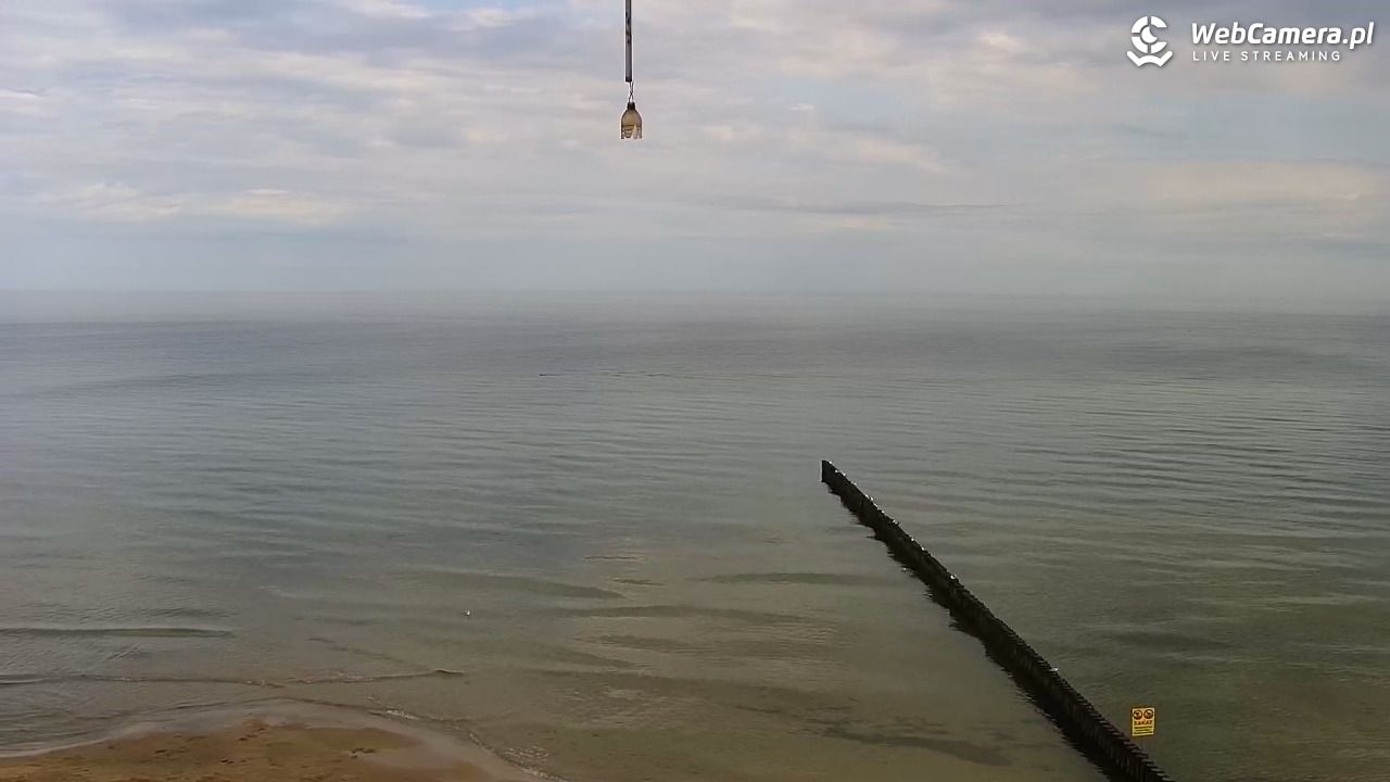 TRZĘSACZ - widok na plażę - 06 sierpień 2026, 09:23