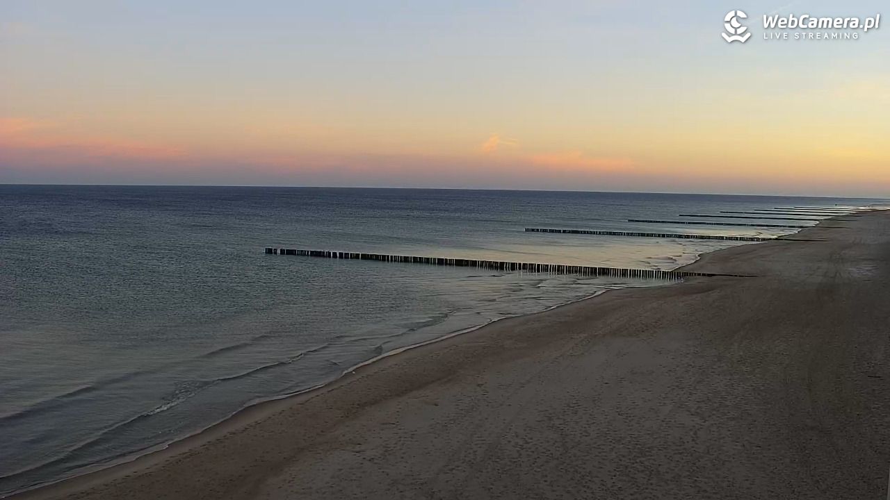 TRZĘSACZ - widok na plażę - 19 grudzień 2025, 08:17