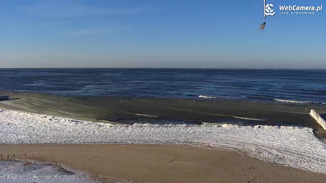 TRZĘSACZ - widok na plażę - 02 luty 2026, 14:39