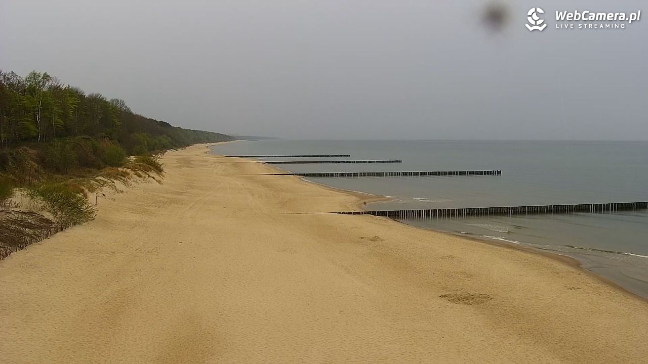TRZĘSACZ - widok na plażę - 05 maj 2026, 08:29