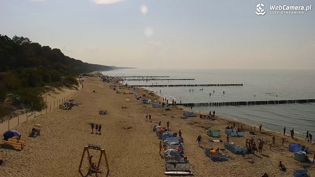 TRZĘSACZ - widok na plażę - 05 sierpień 2026, 16:24