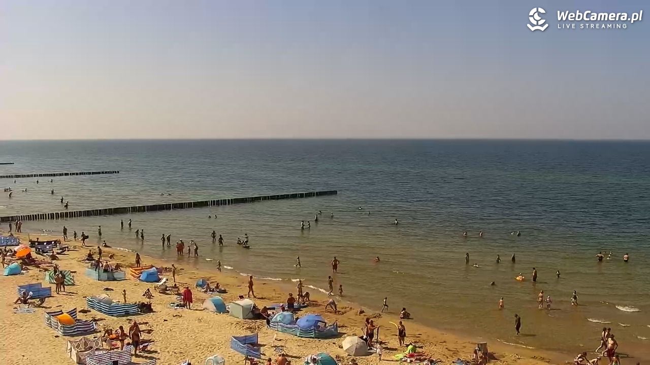 TRZĘSACZ - widok na plażę - 05 sierpień 2026, 14:34