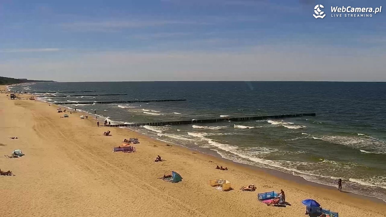 TRZĘSACZ - widok na plażę - 22 czerwiec 2026, 14:34