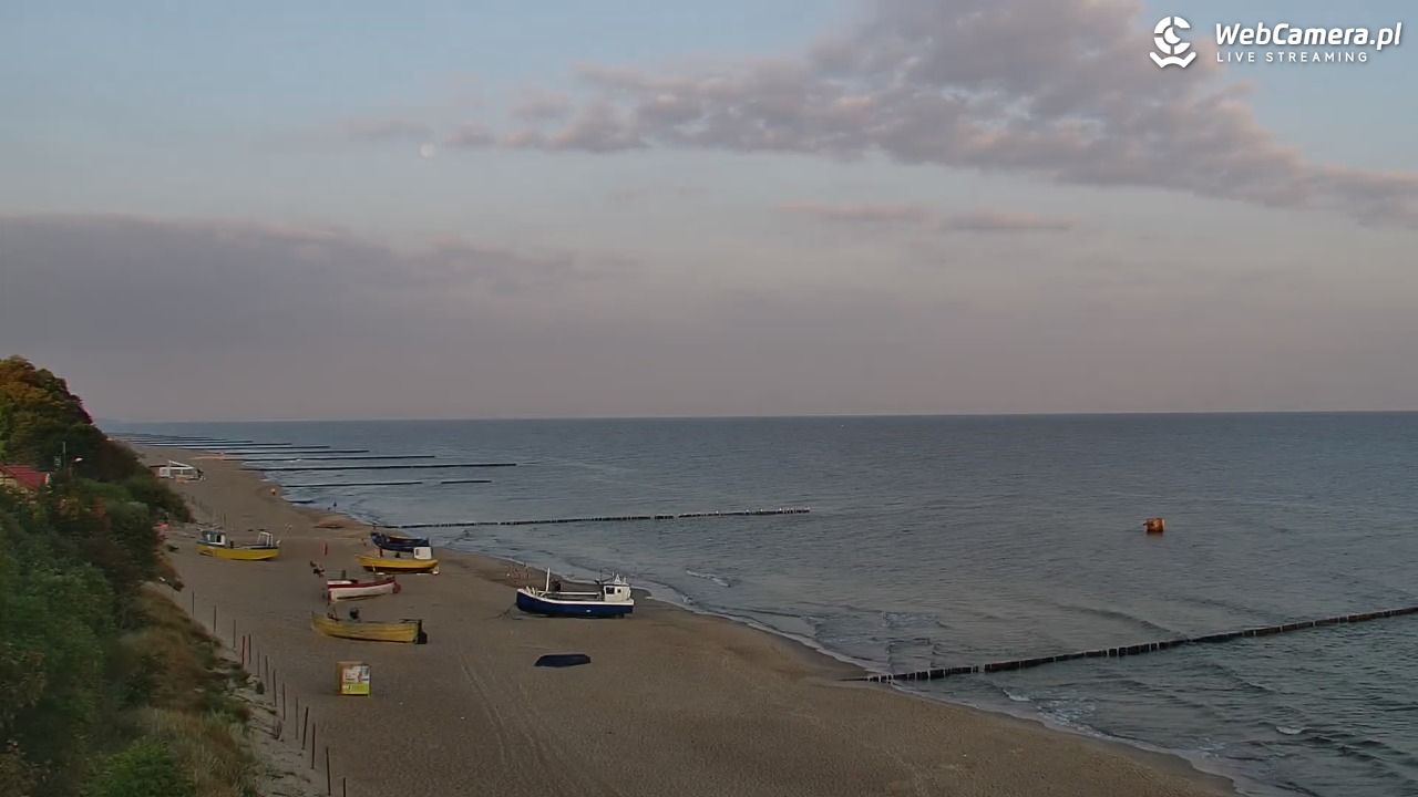 REWAL - widok na plażę - 09 wresień 2025, 07:15