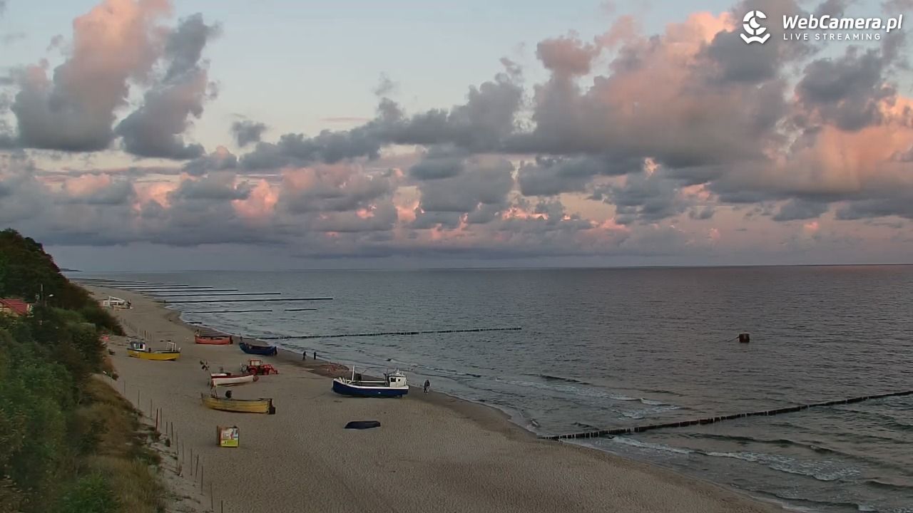 REWAL - widok na plażę - 07 wresień 2025, 06:25