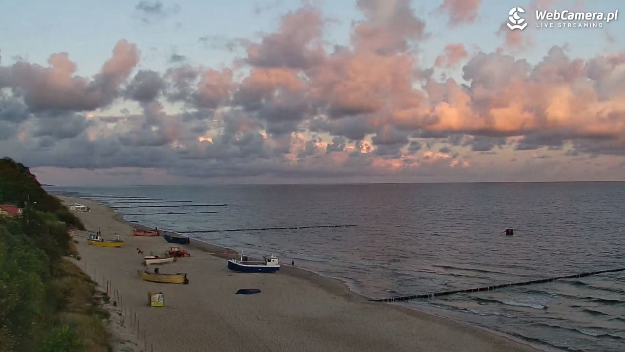 REWAL - widok na plażę - 07 wresień 2025, 06:31
