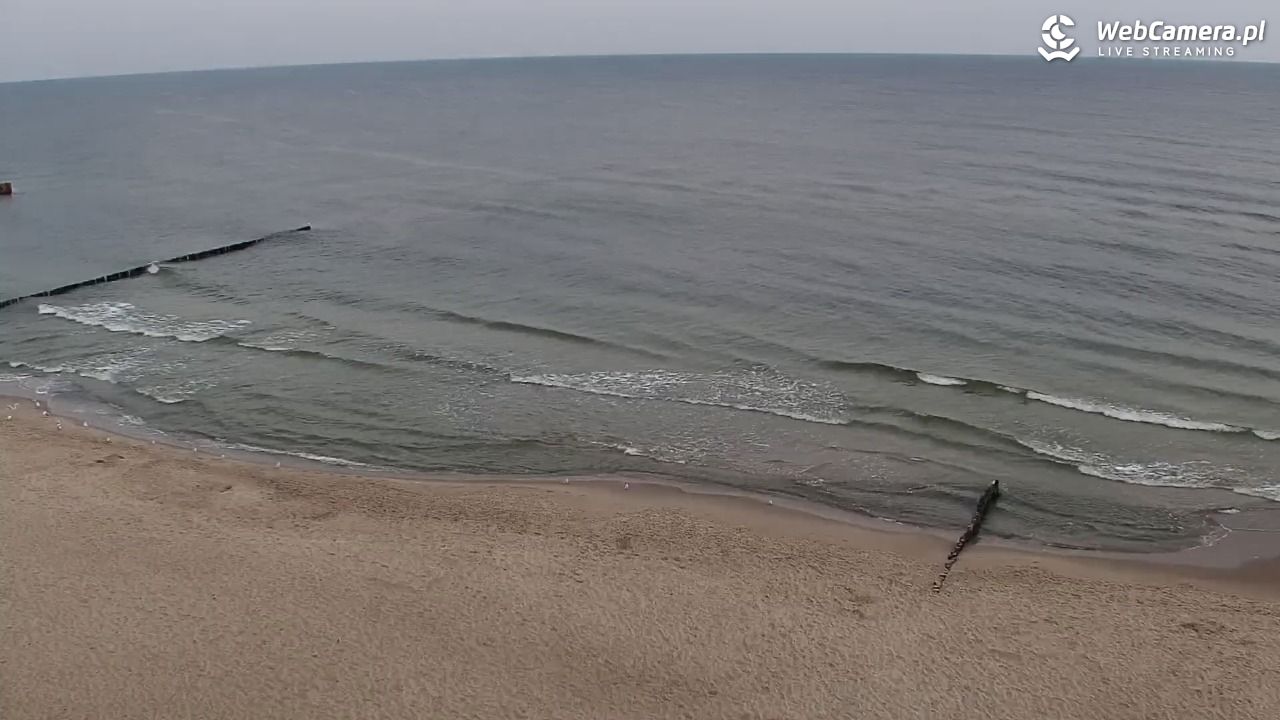 REWAL - widok na plażę - 10 wresień 2025, 06:27