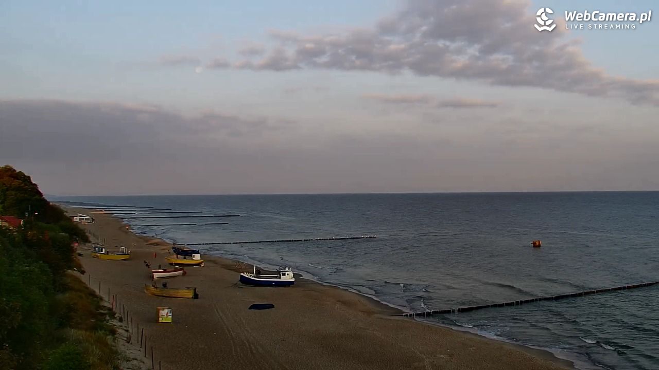 REWAL - widok na plażę - 09 wresień 2025, 07:15
