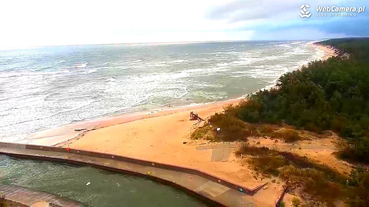 ROWY - widok na plażę i morze - 17 wresień 2025, 07:49