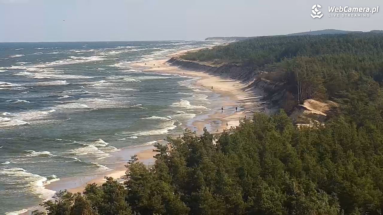 ROWY - widok na plażę i morze - 16 wresień 2025, 10:35