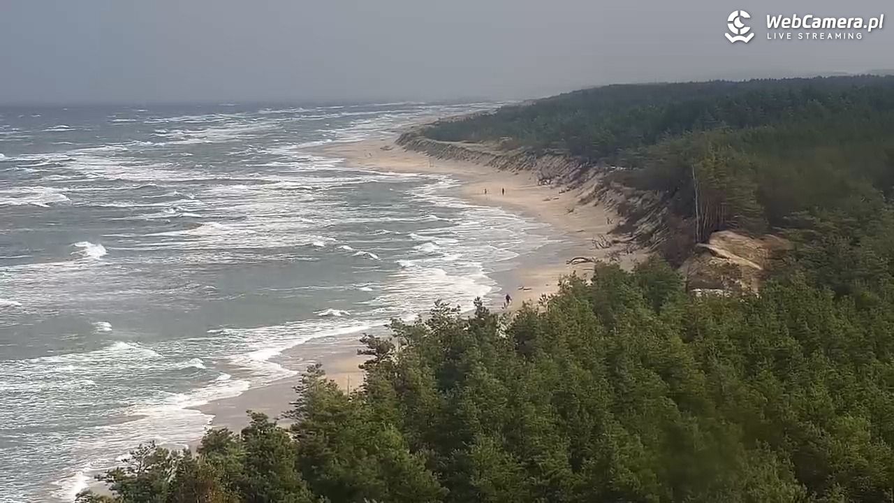 ROWY - widok na plażę i morze - 17 wresień 2025, 10:49
