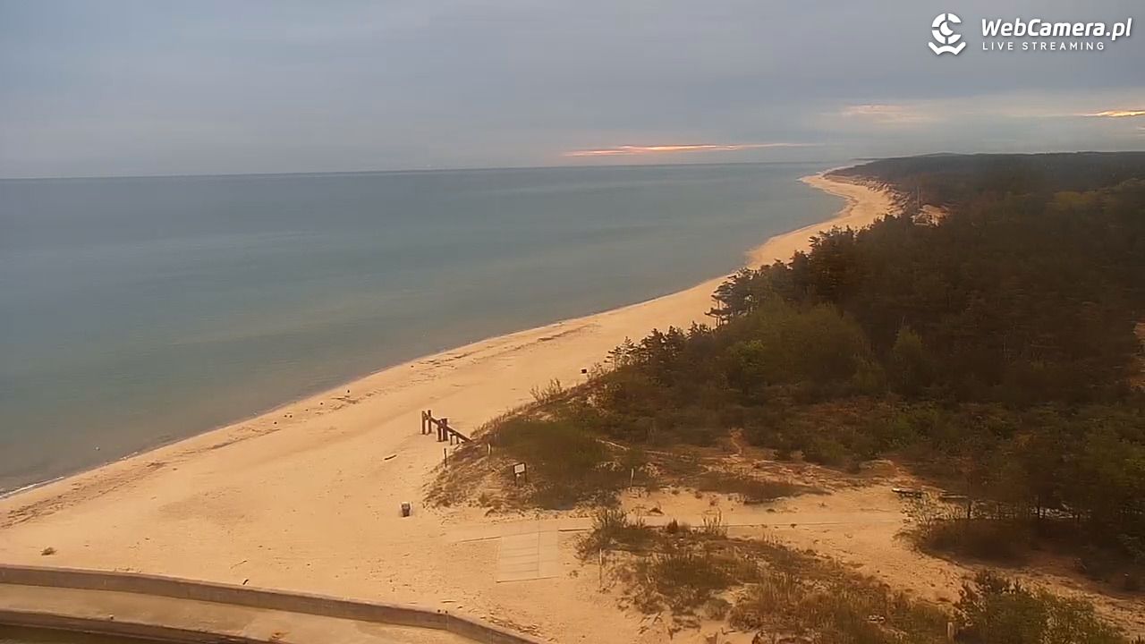 ROWY - widok na plażę i morze - 18 maj 2026, 05:06