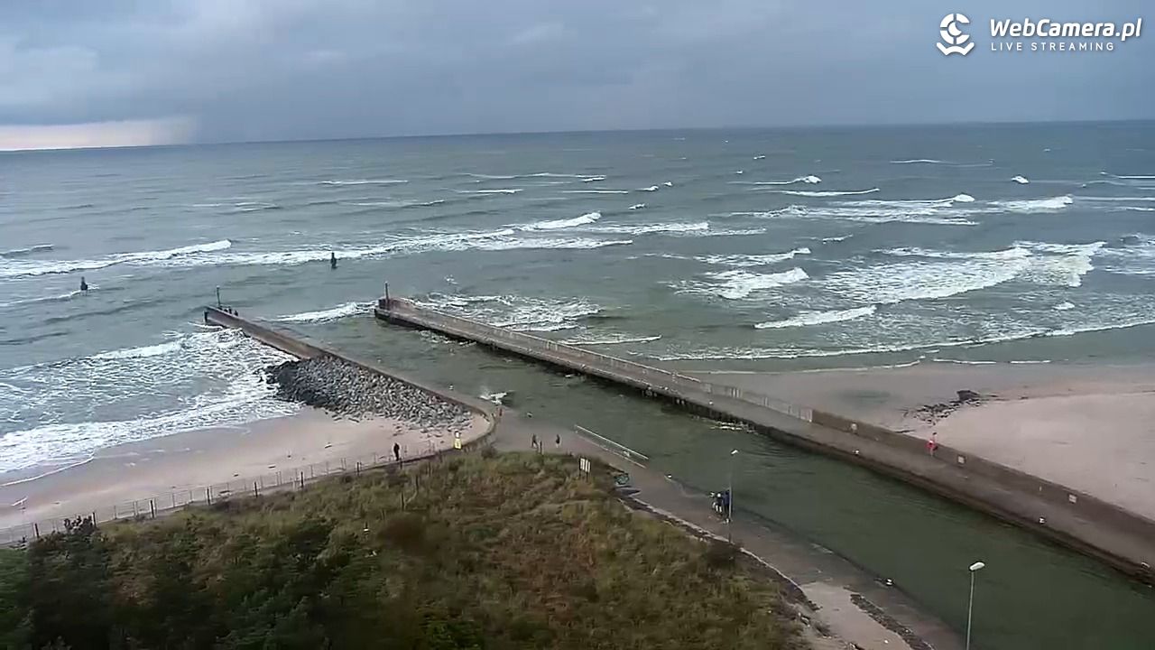 ROWY - widok na plażę i morze - 16 wresień 2025, 19:06
