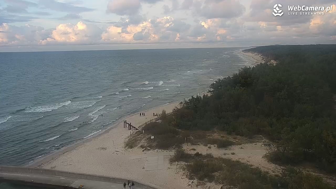 ROWY - widok na plażę i morze - 17 sierpień 2026, 19:54