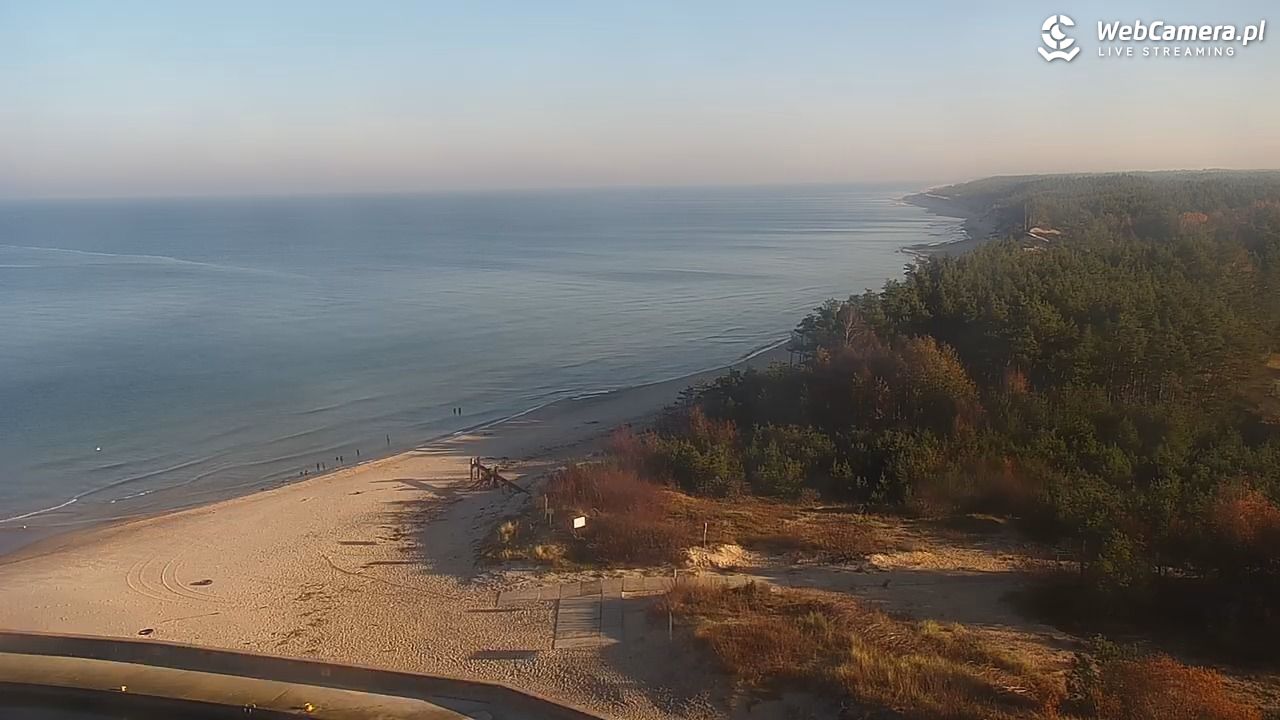ROWY - widok na plażę i morze - 08 listopad 2025, 09:34