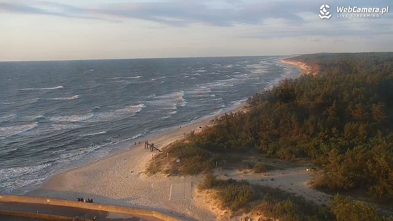 ROWY - widok na plażę i morze - 04 lipiec 2026, 20:41