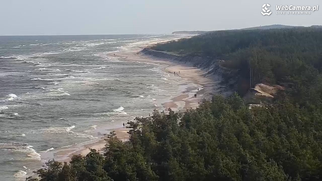 ROWY - widok na plażę i morze - 16 wresień 2025, 10:03