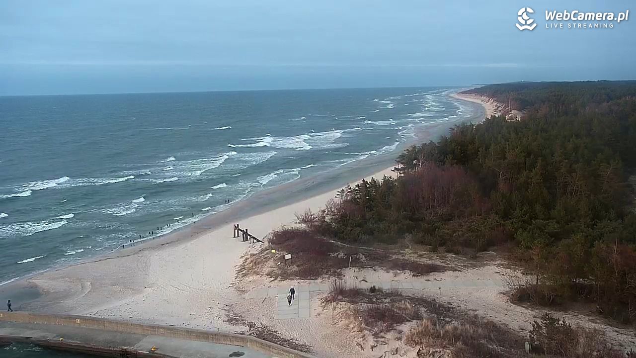 ROWY - widok na plażę i morze - 03 kwiecień 2026, 19:37
