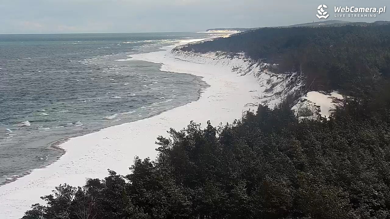 ROWY - widok na plażę i morze - 19 luty 2026, 12:21