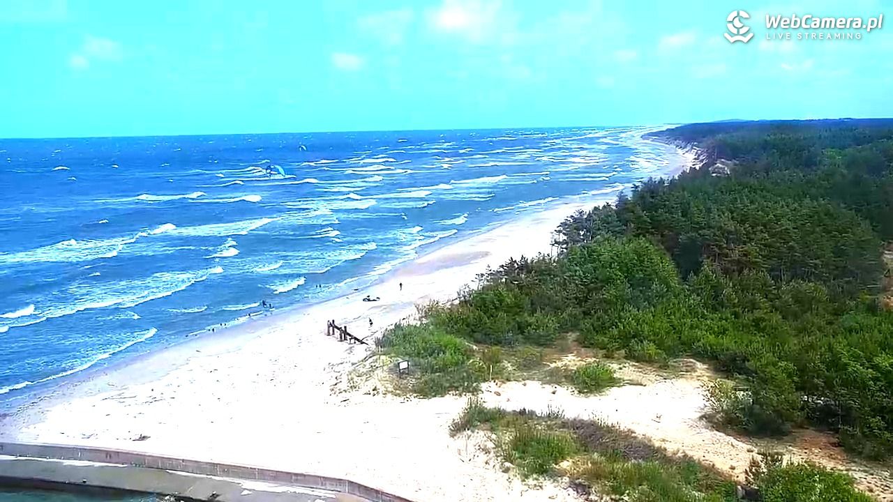 ROWY - widok na plażę i morze - 09 czerwiec 2025, 13:19