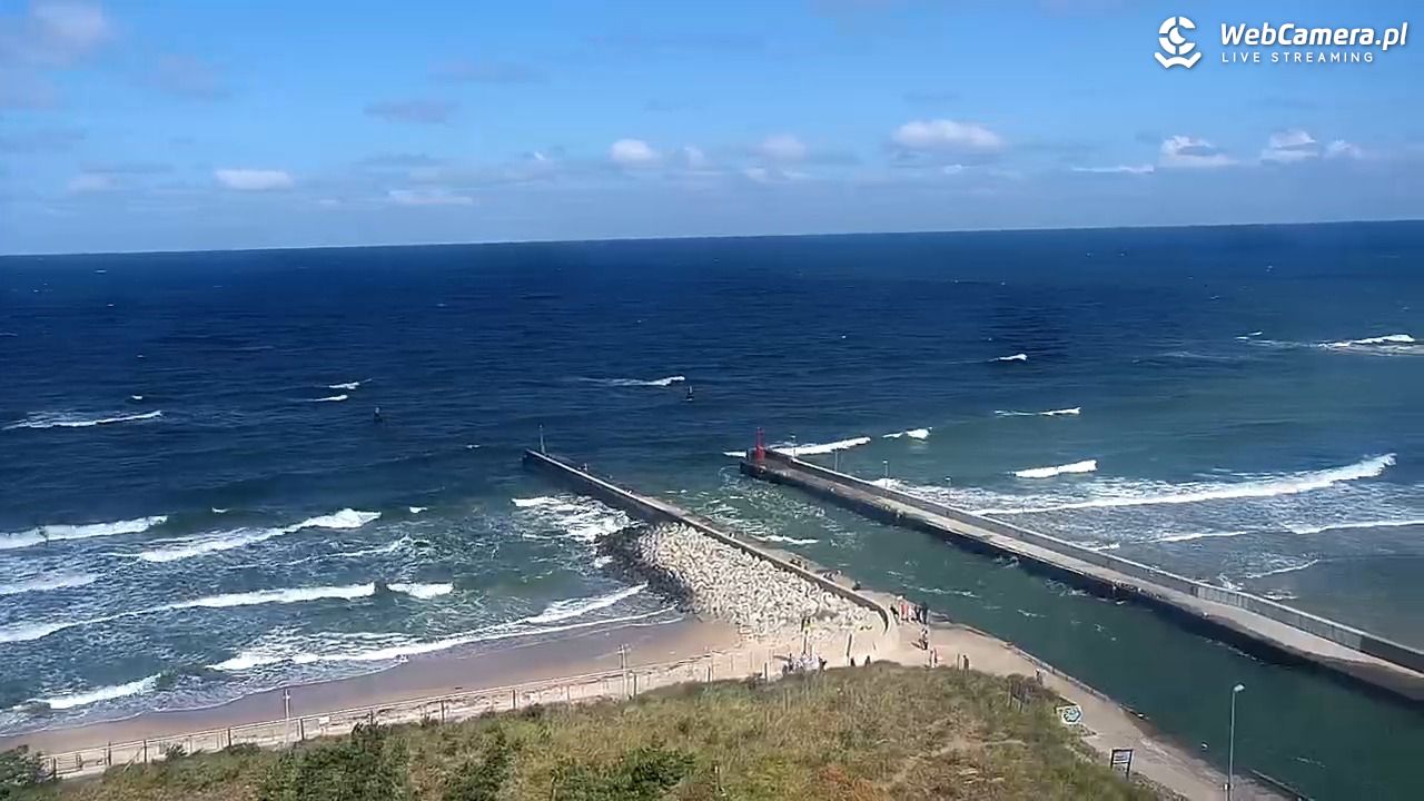 ROWY - widok na plażę i morze - 18 sierpień 2026, 11:10