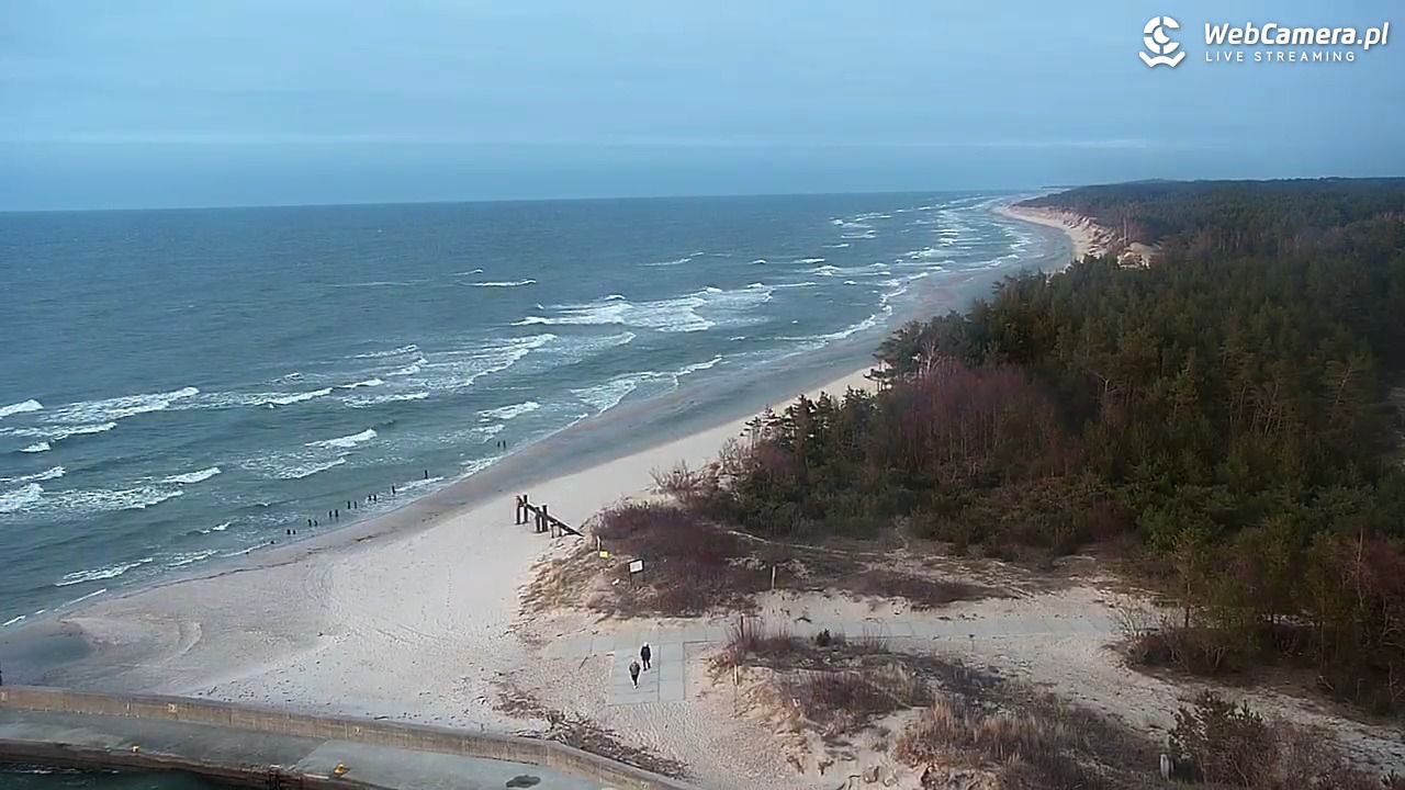 ROWY - widok na plażę i morze - 03 kwiecień 2026, 19:37