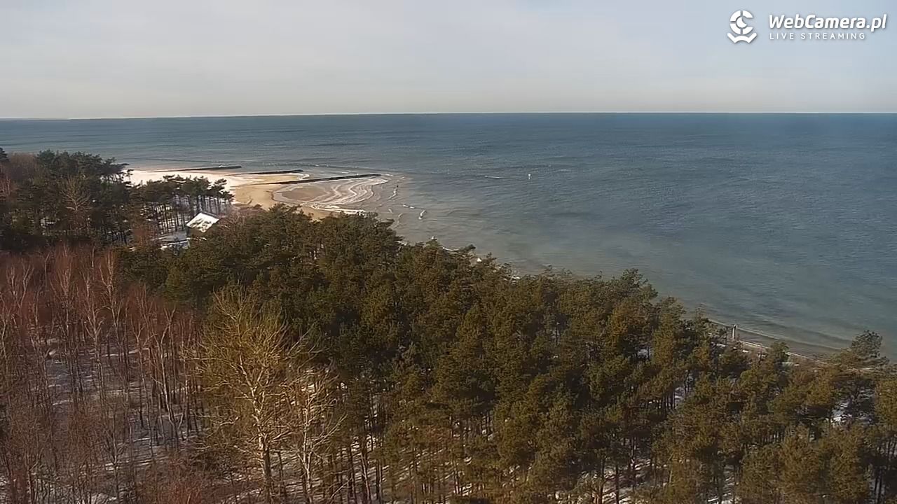 ROWY - widok na plażę i morze - 16 luty 2026, 10:34