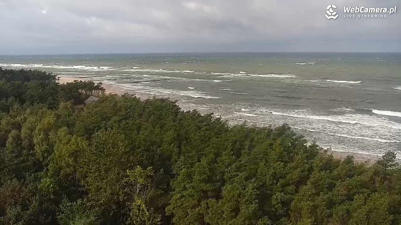 ROWY - widok na plażę i morze - 17 wresień 2025, 10:09