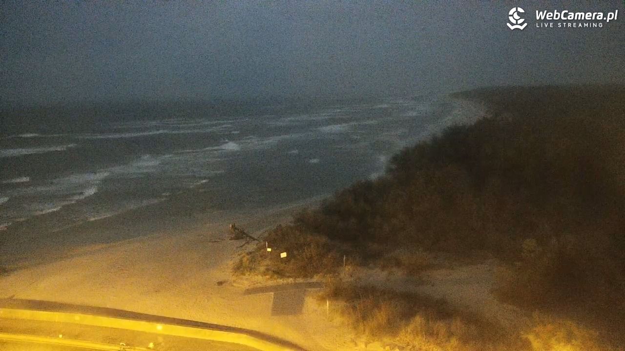 ROWY - widok na plażę i morze - 16 wresień 2025, 19:52