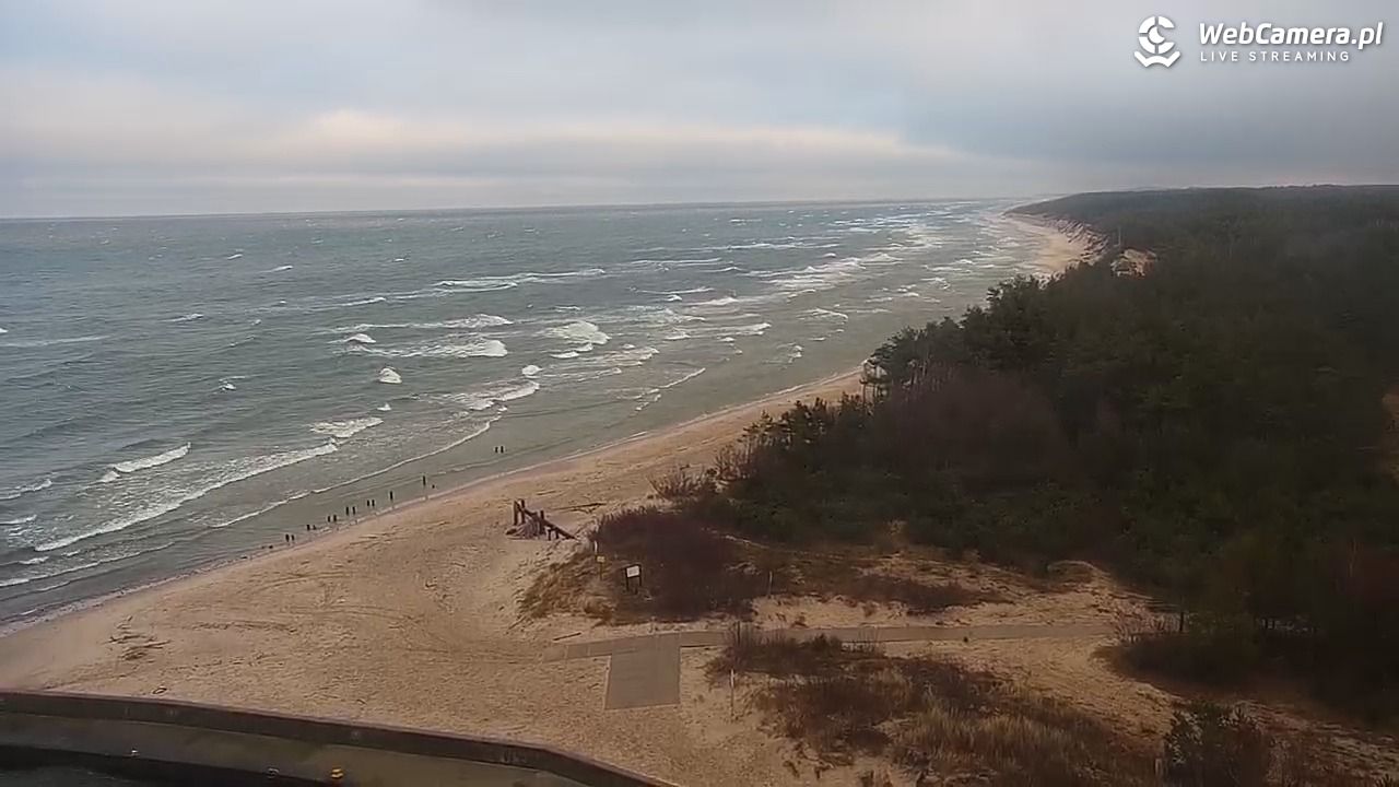 ROWY - widok na plażę i morze - 27 grudzień 2025, 09:30