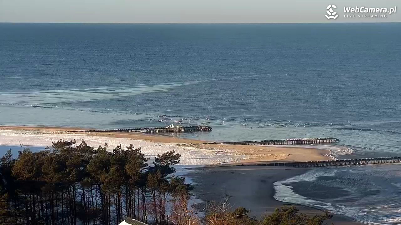ROWY - widok na plażę i morze - 16 luty 2026, 08:28