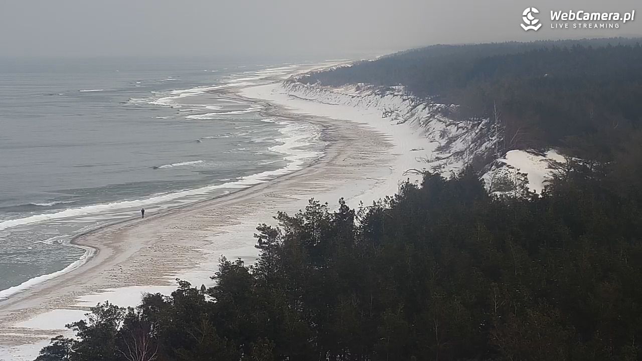 ROWY - widok na plażę i morze - 17 luty 2026, 12:44