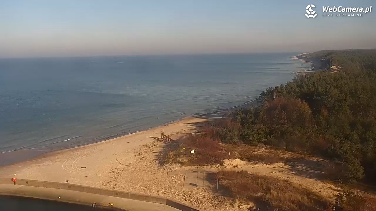 ROWY - widok na plażę i morze - 08 listopad 2025, 11:22