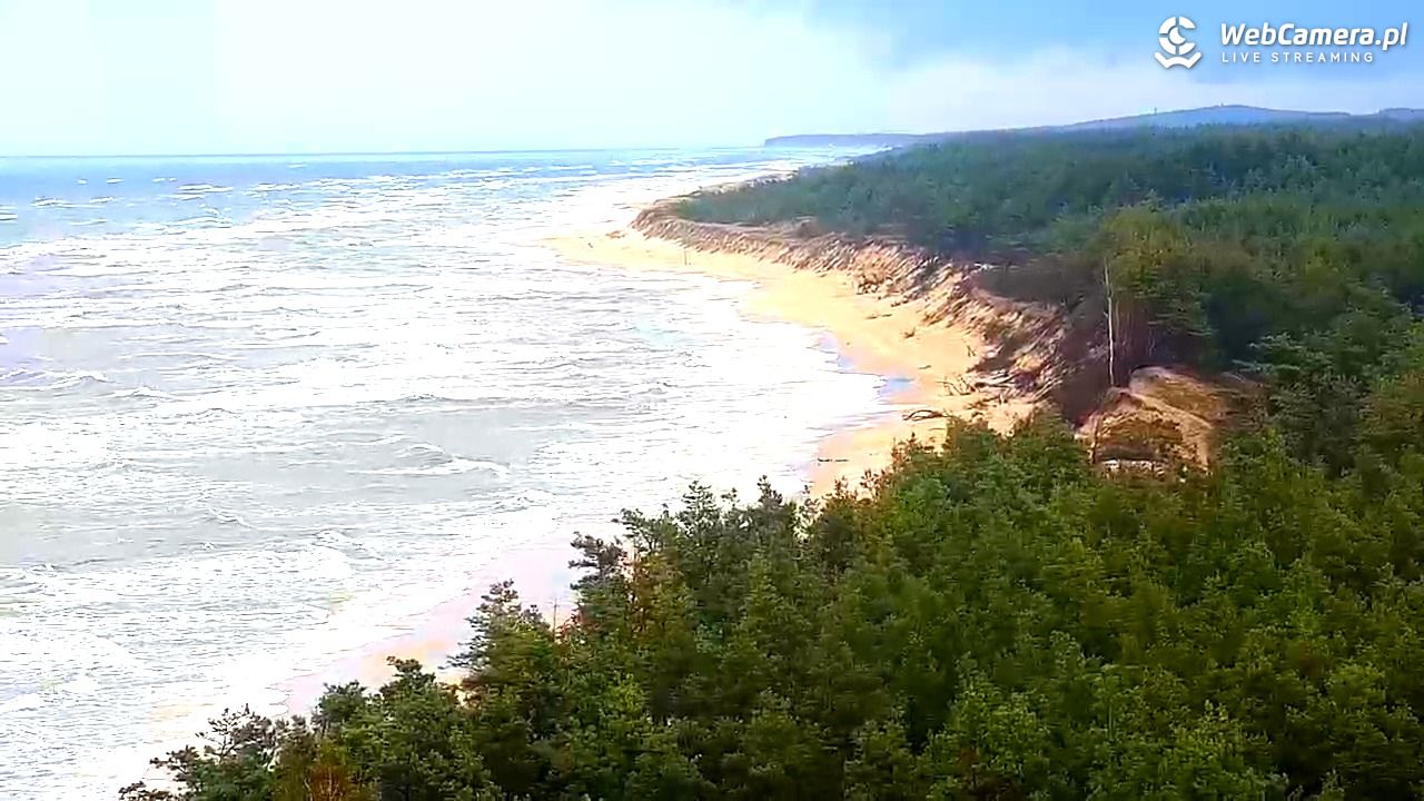 ROWY - widok na plażę i morze - 17 wresień 2025, 07:49