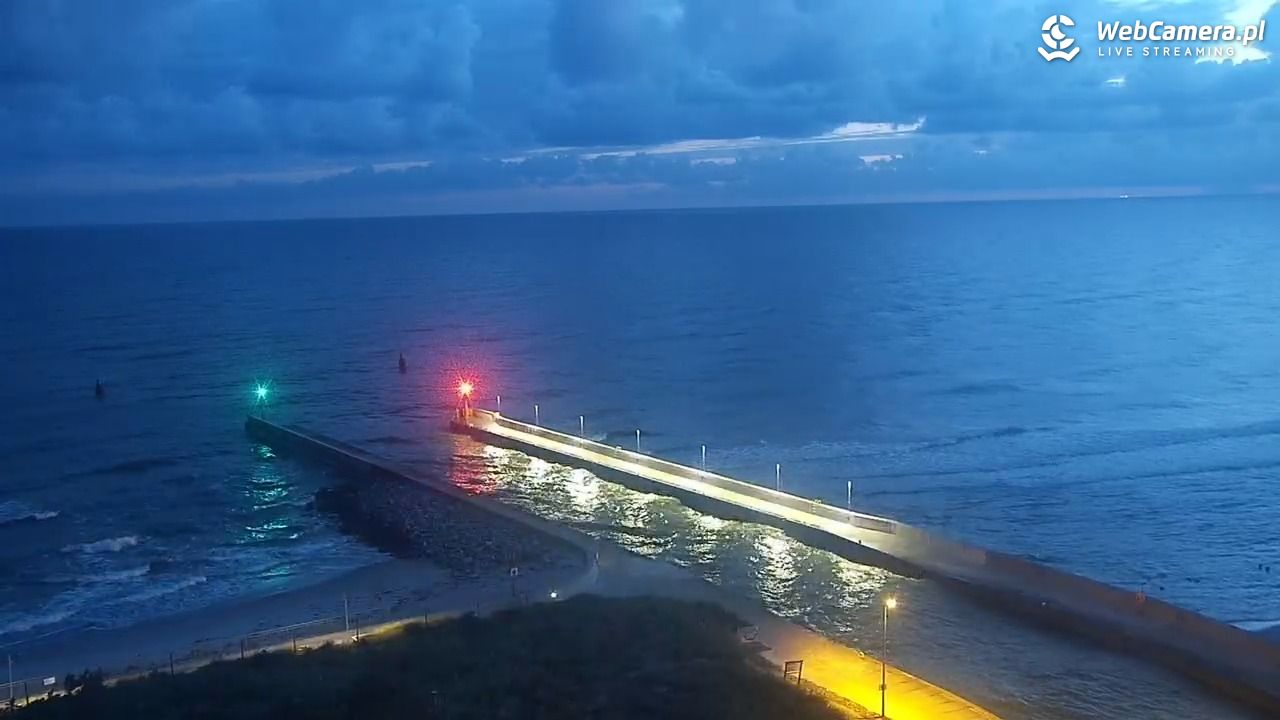 ROWY - widok na plażę i morze - 19 sierpień 2026, 04:52