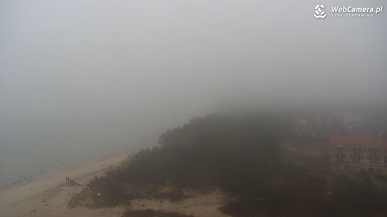 ROWY - widok na plażę i morze - 09 listopad 2025, 09:49