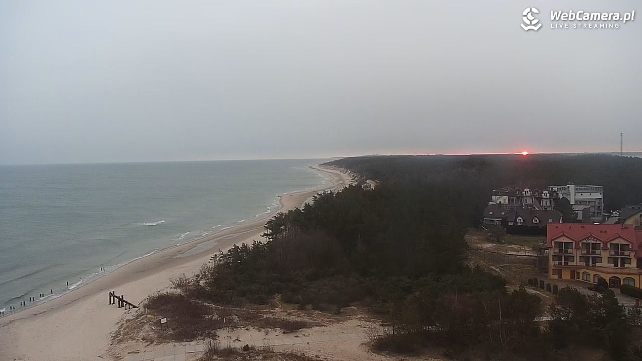 ROWY - widok na plażę i morze - 04 kwiecień 2026, 06:20