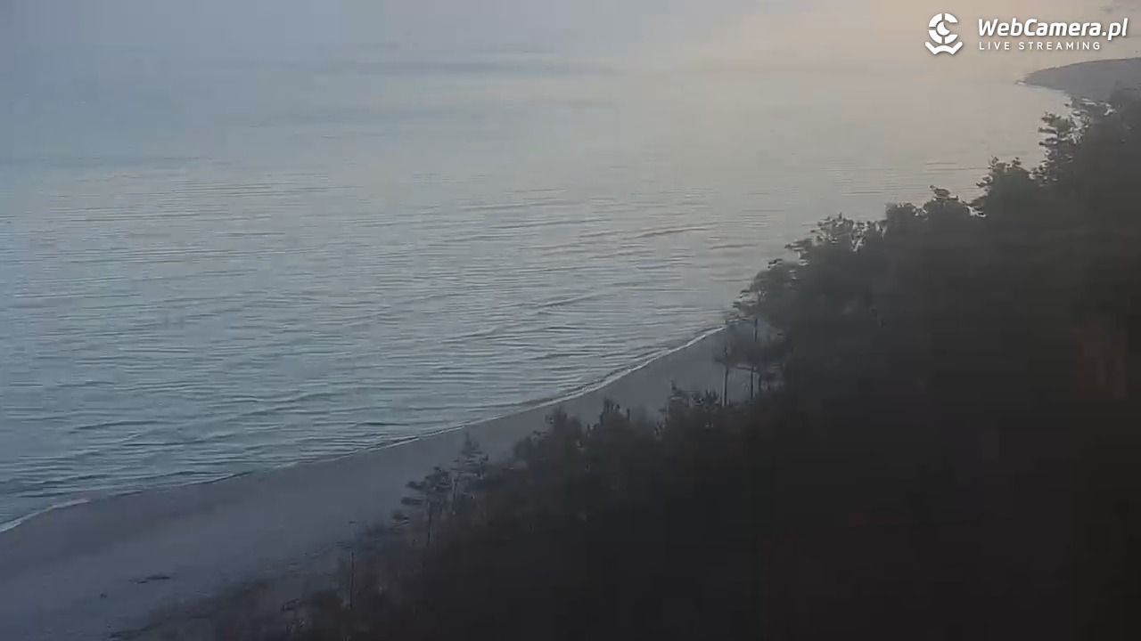ROWY - widok na plażę i morze - 07 listopad 2025, 07:31