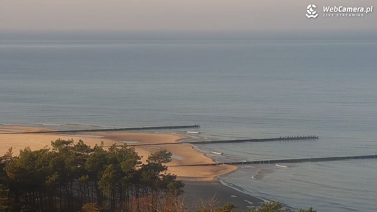 ROWY - widok na plażę i morze - 08 listopad 2025, 09:32