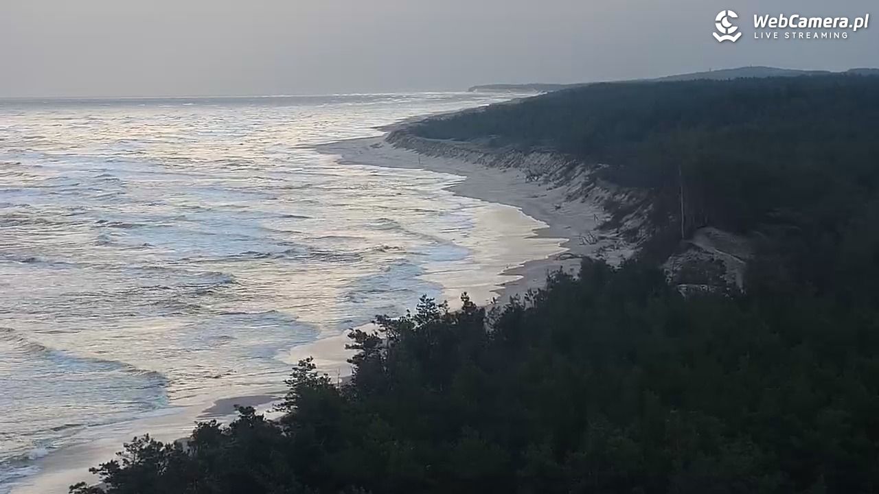 ROWY - widok na plażę i morze - 16 wresień 2025, 18:21