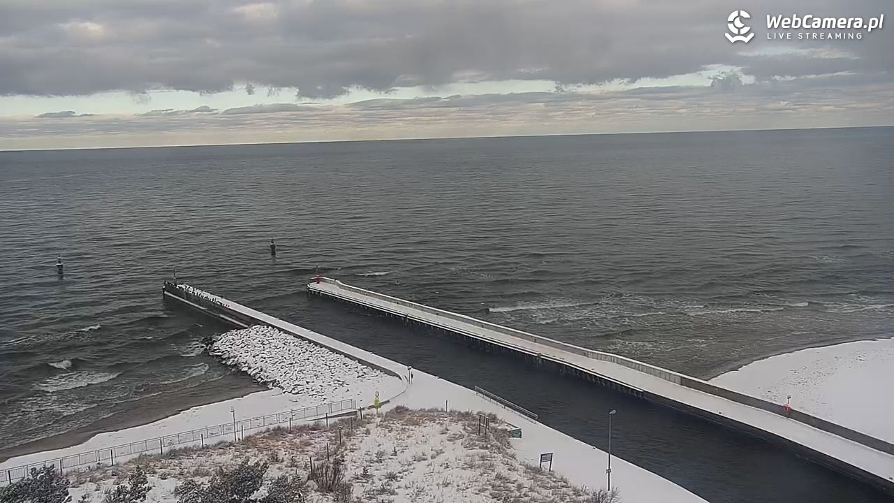 ROWY - widok na plażę i morze - 19 luty 2026, 10:04