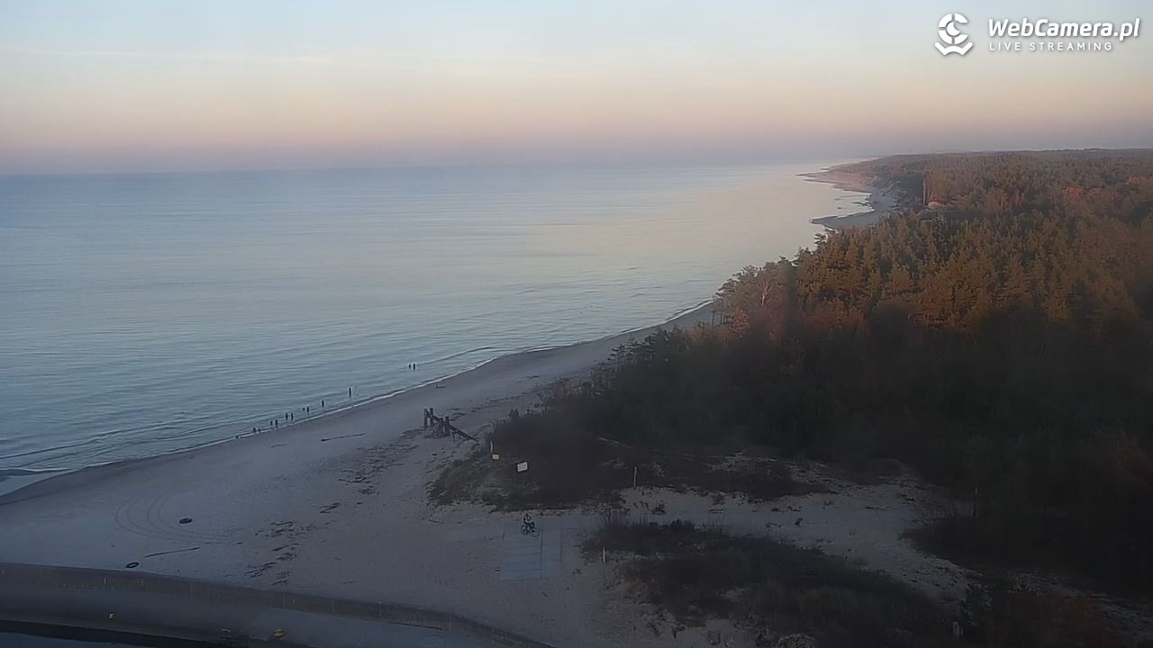 ROWY - widok na plażę i morze - 07 listopad 2025, 15:42